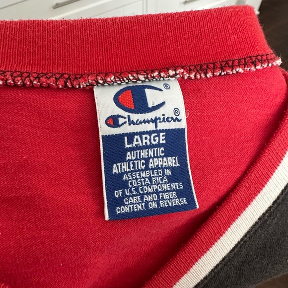 Vintage Chicago Bulls Shooting Champion T-Shirt 90’s, Size Large - Picture 7 of 7